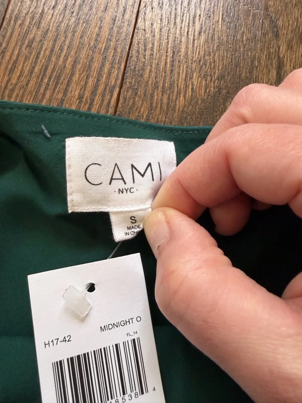 NWT Cami NYC Teal to Deep Blue Gradient Slip Midi Dress - Picture 3 of 9